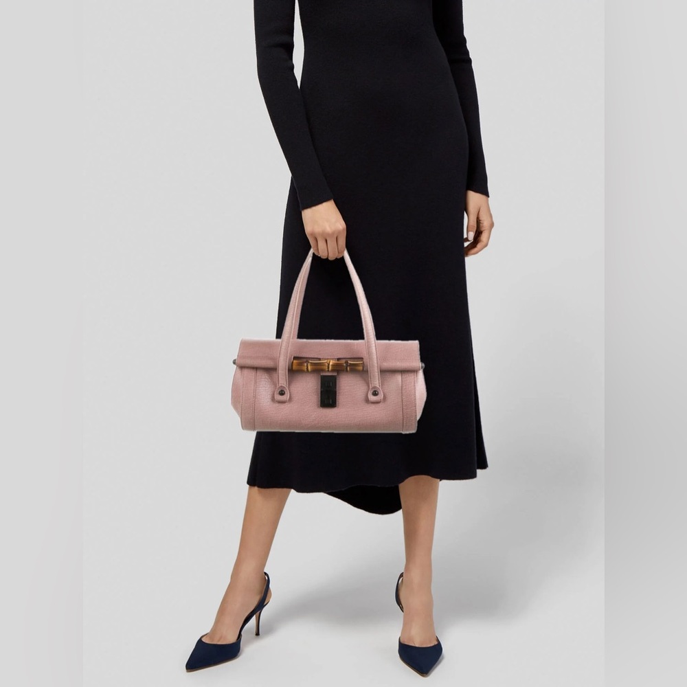 🥳SOLD🥳Gucci💕Bamboo Bullet Bag in Pink - Picture 17 of 17
